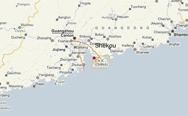 shekou Cina peta
