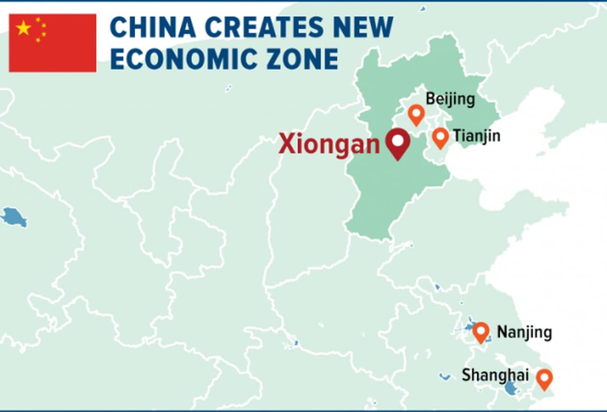 peta zona ekonomi khusus Shenzhen